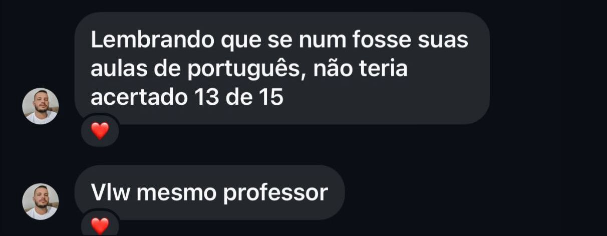Depoimento de aluno 10