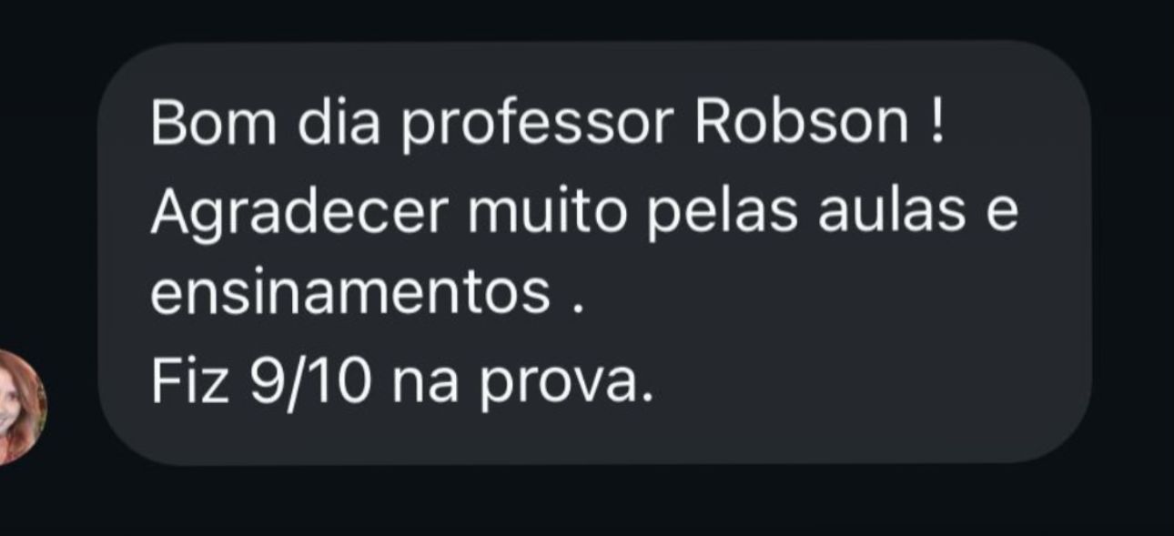 Depoimento de aluno 8