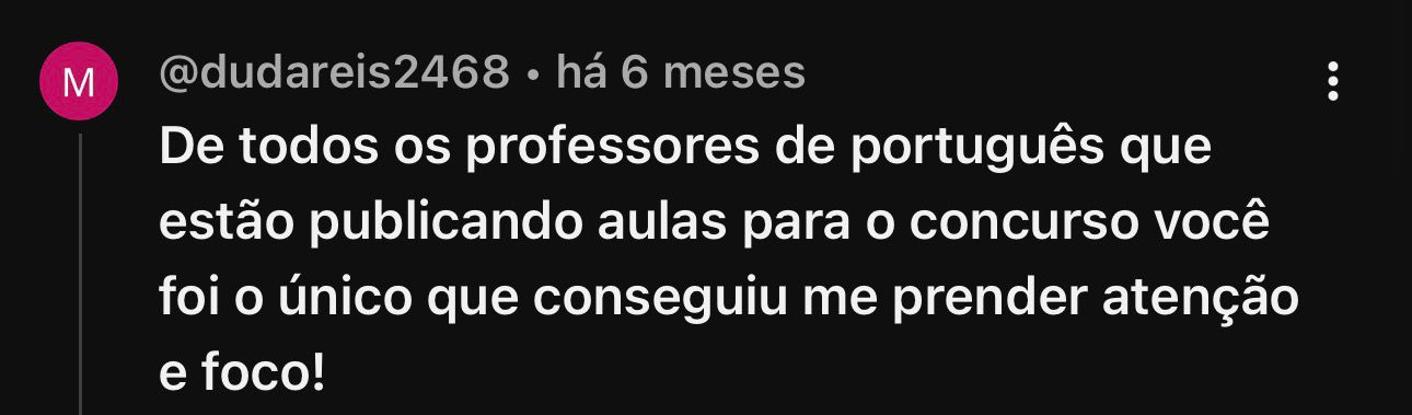 Depoimento de aluno 7